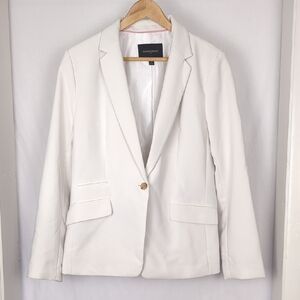BANANA REPUBLIC Women's White Snow Day Blazer